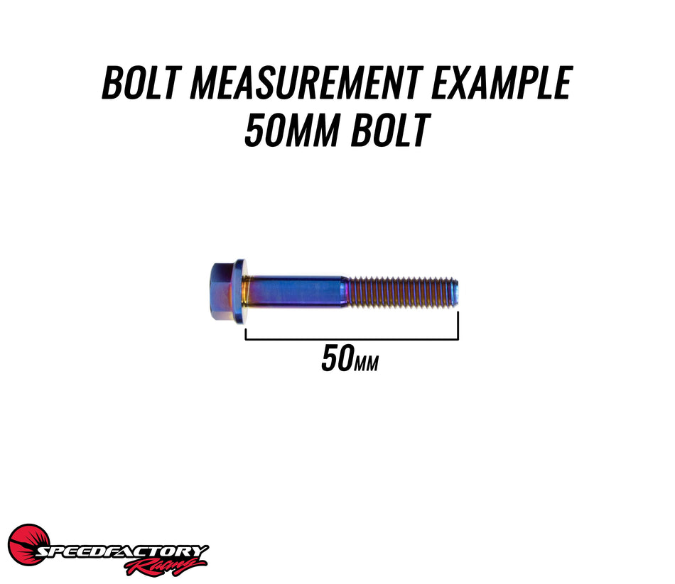 SpeedFactory Racing M8x1.25 Titanium Transmission Case Bolts (Single Bolts)