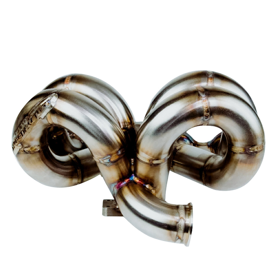 SpeedFactory Racing A/C Compatible Ram Horn Turbo Manifold