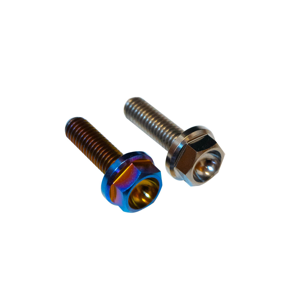 SpeedFactory Racing M6x1.0x20mm Titanium Flange Bolts (Single Bolts)
